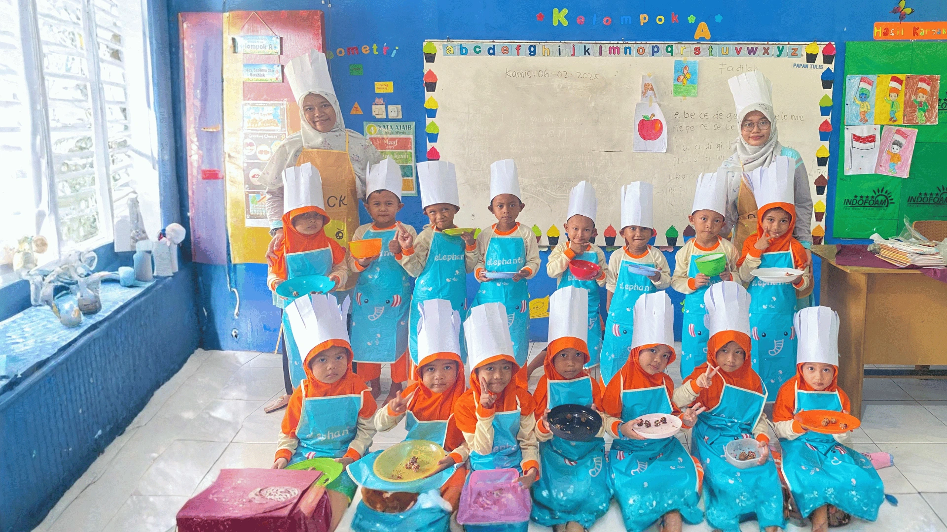 Lingkungan belajar yang nyaman dan inspiratif di RA Arif Billah